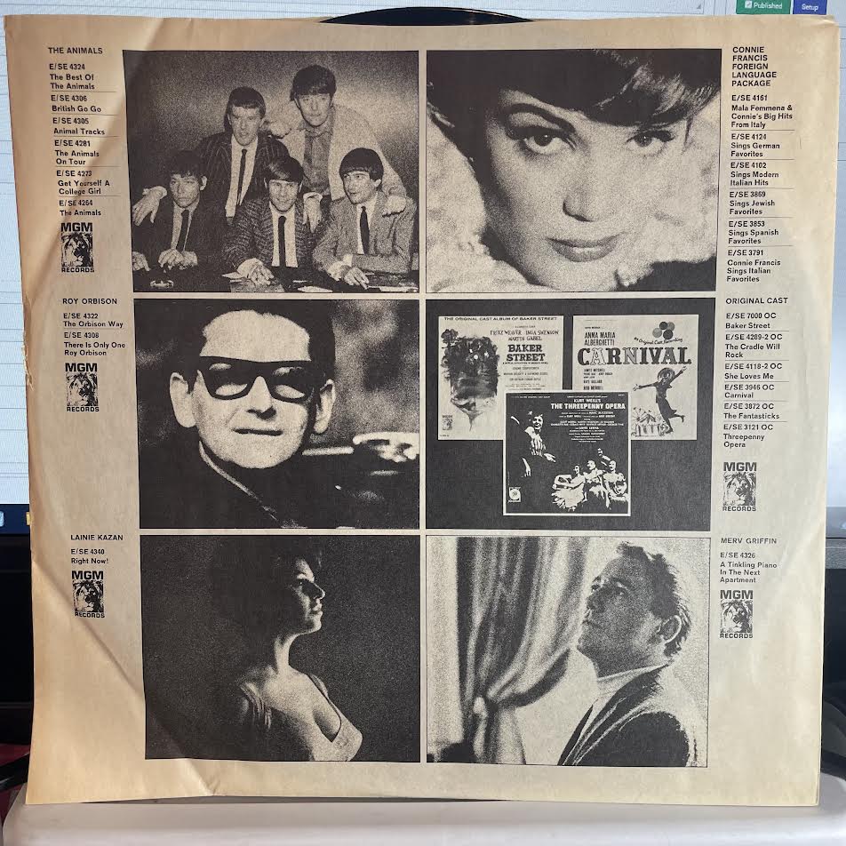 Eric Burdon & The Animals - Winds Of Change (VINYL) | Excellent+ (EX+) Excellent+ (EX+) - ROCK / USED *NEAR MINT*