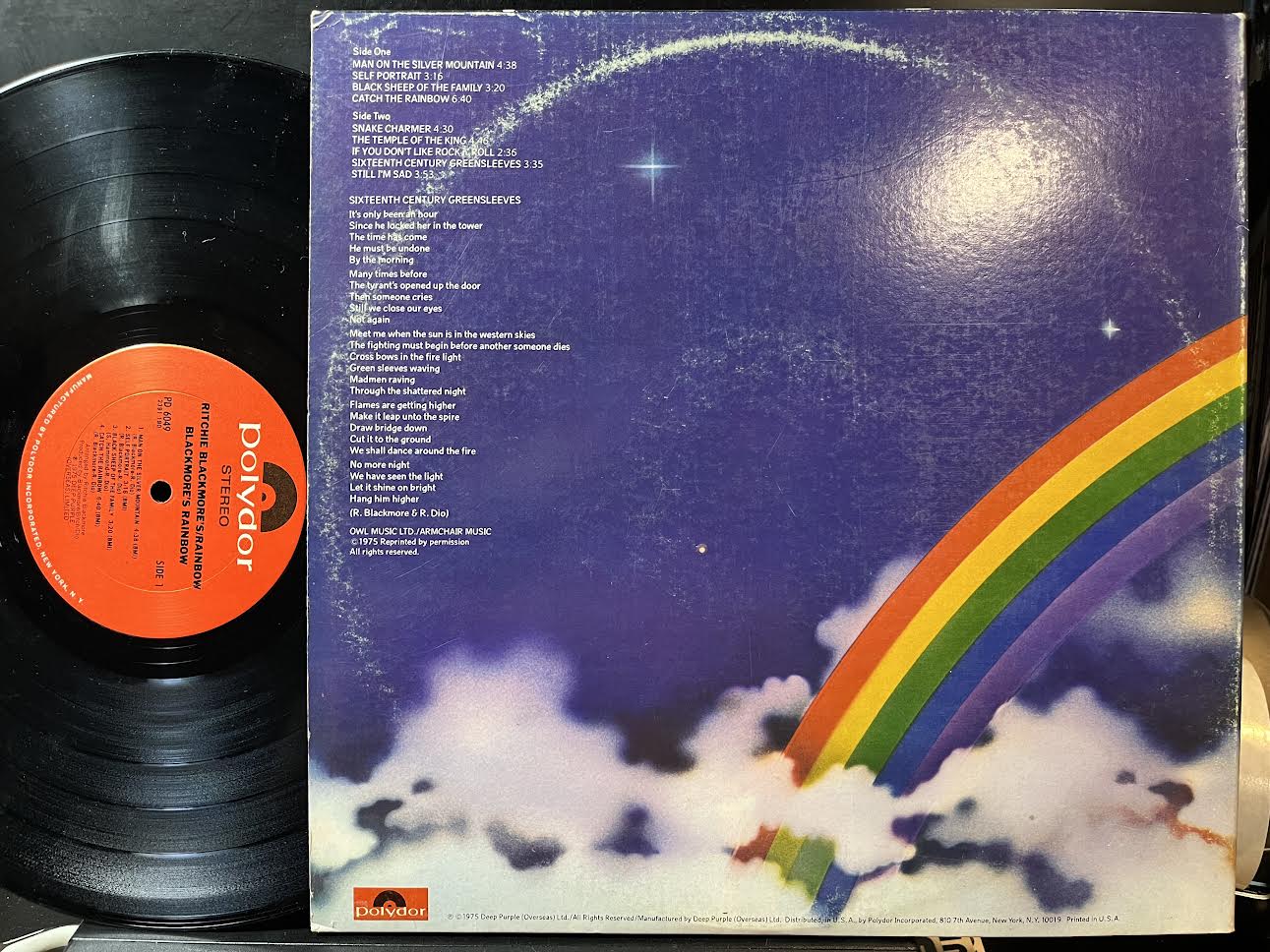 Rainbow - Ritchie Blackmore's Rainbow (VINYL) | Near Mint (NM) Very Good (VG) - ROCK / USED *NEAR MINT*