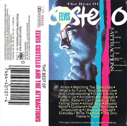 Elvis Costello & The Attractions - The Best Of Elvis Costello And The Attractions *CASSETTE* | Near Mint (NM) Near Mint (NM) - ROCK / USED *NEAR MINT*