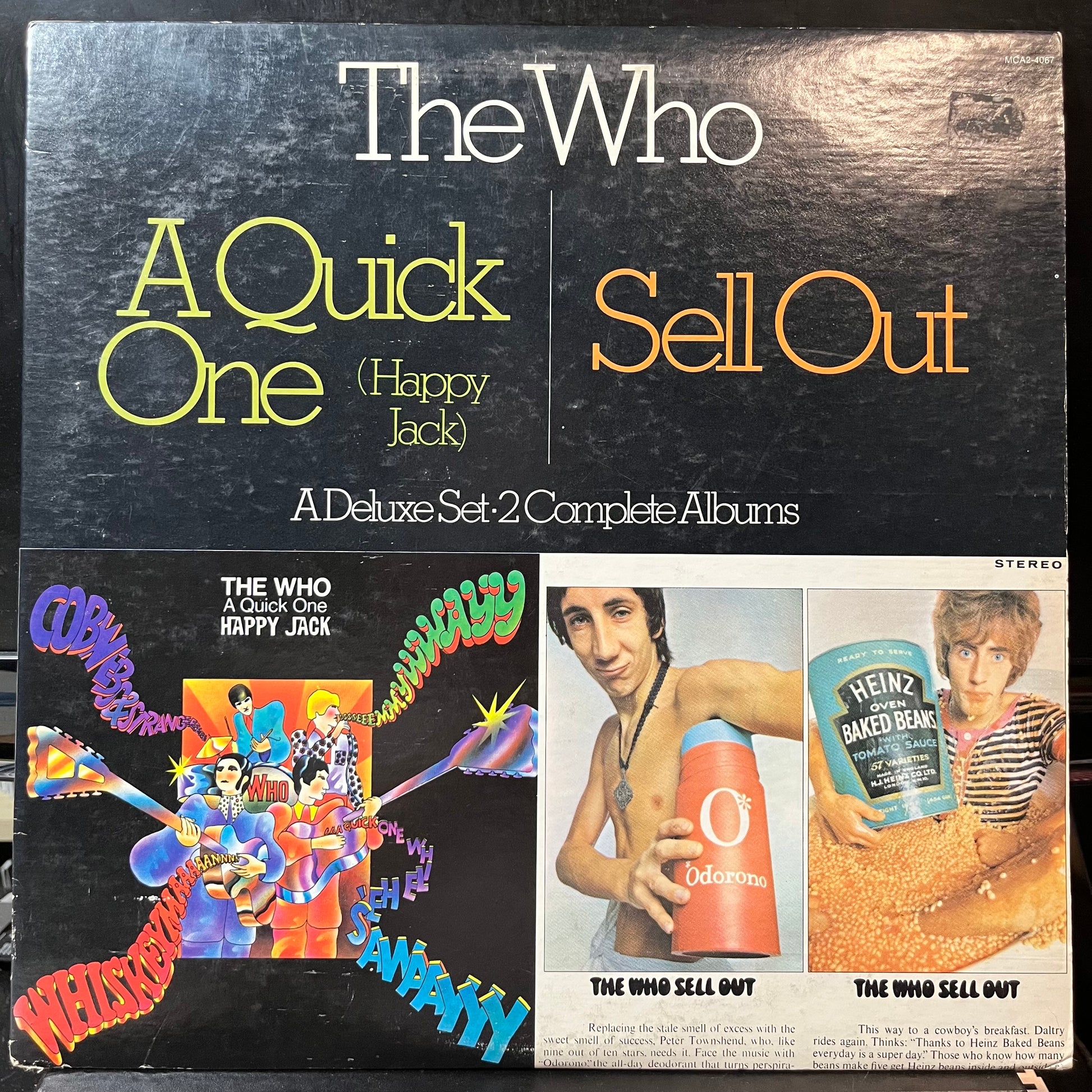 The Who - A Quick One (Happy Jack) / The Who Sell Out (VINYL 2xLP MCA MCA2-4067) | USED - ROCK / USED *NEAR MINT*