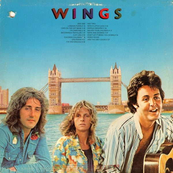 Wings (2) London Town *WINCHESTER/POSTER* LP Near Mint (NM or M-) Near Mint (NM or M-)