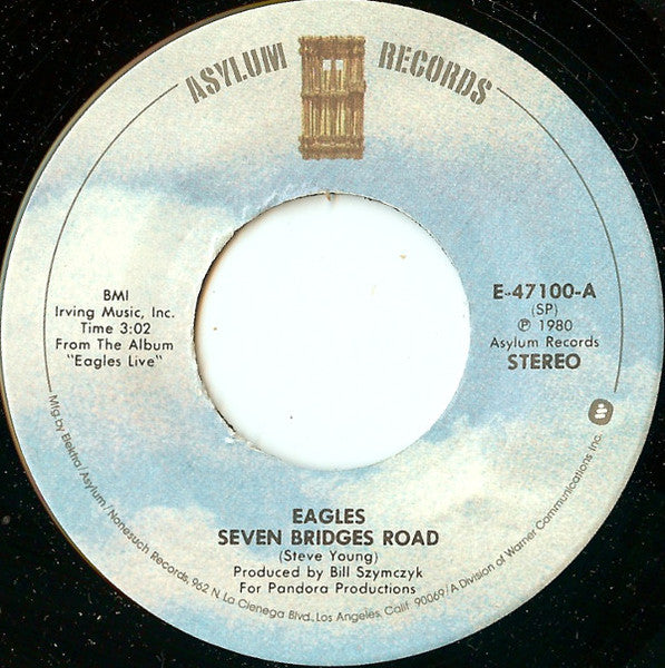 Seven Bridges Road / The Long Run (VINYL) | Near Mint (NM) Near Mint (NM) - ROCK / USED *NEAR MINT*