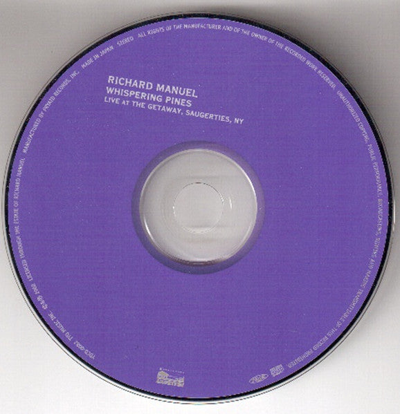 Richard Manuel - Whispering Pines (CD) | Near Mint (NM) Near Mint (NM) - ROCK / USED *NEAR MINT*