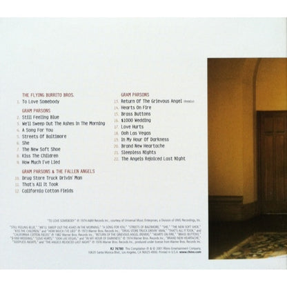Gram Parsons - Sacred Hearts & Fallen Angels: The Gram Parsons Anthology (2x CD BOX) | Near Mint (NM) Near Mint (NM) - ROCK / USED *NEAR MINT*
