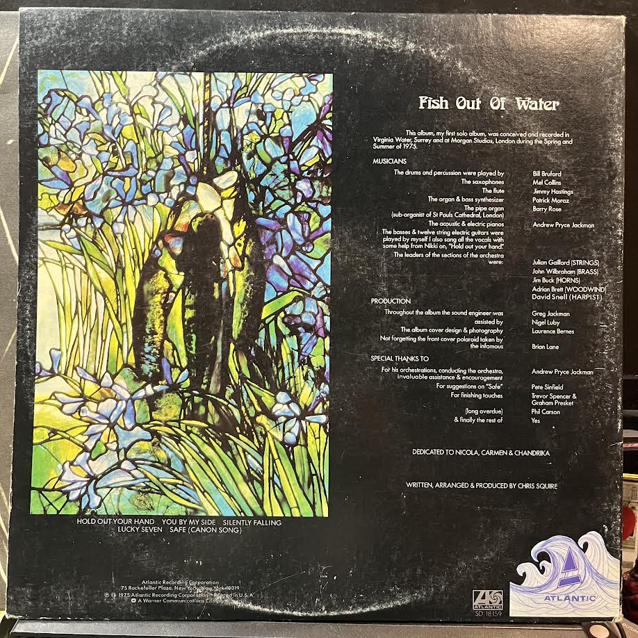 Fish Out Of Water (VINYL) | Near Mint (NM) Very Good (VG) - ROCK / USED *NEAR MINT*