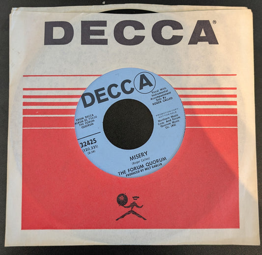 Misery (7") | Near Mint (NM or M-) Near Mint (NM or M-) - ROCK / USED *NEAR MINT*