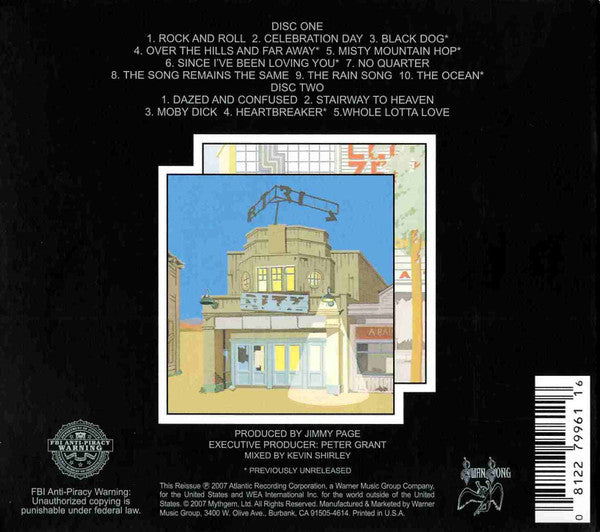 Led Zeppelin - The Soundtrack From The Film "The Song Remains The Same" (2xCD Swan Song ‎– R2 328252) | USED Near Mint (NM or M-) Excellent (EX) - ROCK / USED *NEAR MINT*