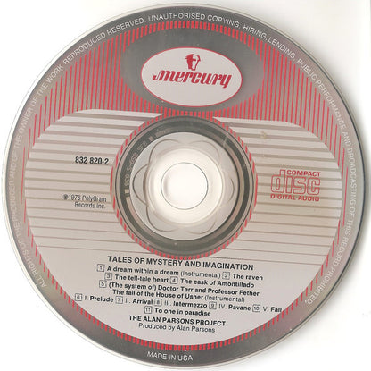 Tales Of Mystery And Imagination (CD) | Near Mint (NM) Near Mint (NM) - ROCK / USED *NEAR MINT*