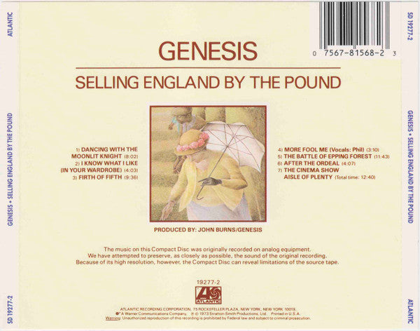 Selling England By The Pound (CD) | Near Mint (NM) - ROCK / USED *NEAR MINT*