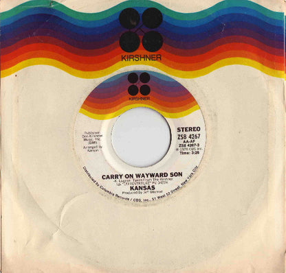 Carry On Wayward Son (7") | Near Mint (NM) Near Mint (NM) - ROCK / USED *NEAR MINT*