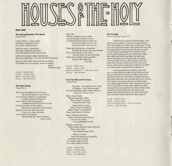 Houses Of The Holy (2xCD) | Near Mint (NM or M-) Near Mint (NM or M-) - ROCK / USED *NEAR MINT*