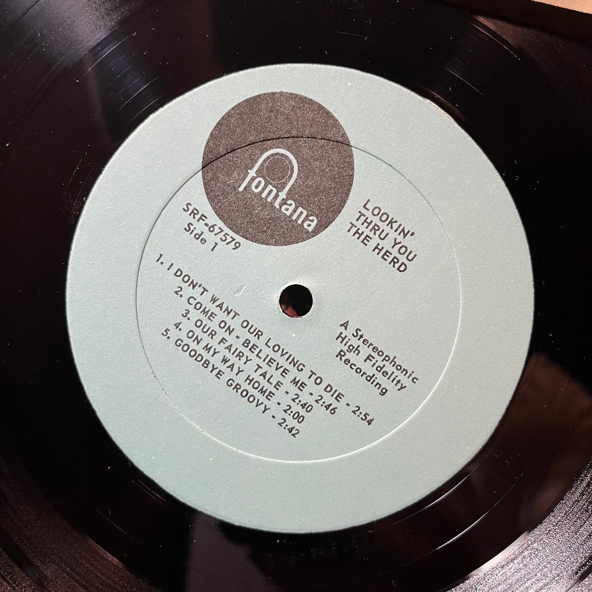 The Herd - Lookin Thru You (VINYL LP FONTANA SRF-67579 1968) | USED - ROCK / USED *NEAR MINT*