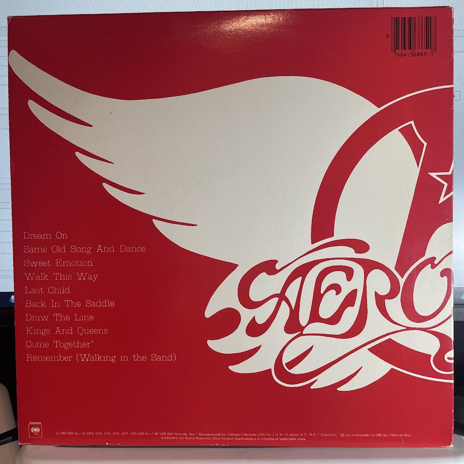 Aerosmith's Greatest Hits (VINYL) | Near Mint (NM) Excellent+ (EX+) - ROCK / USED *NEAR MINT*