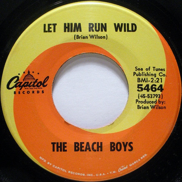 The Beach Boys - California Girls / Let Him Run Wild | Near Mint (NM) Near Mint (NM) - ROCK / USED *NEAR MINT*
