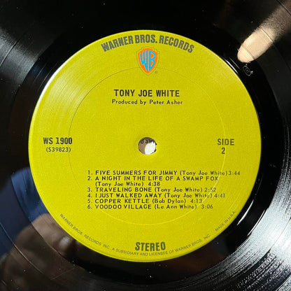 Tony Joe White (VINYL) | Near Mint (NM) Very Good Plus (VG+) - ROCK / USED *NEAR MINT*
