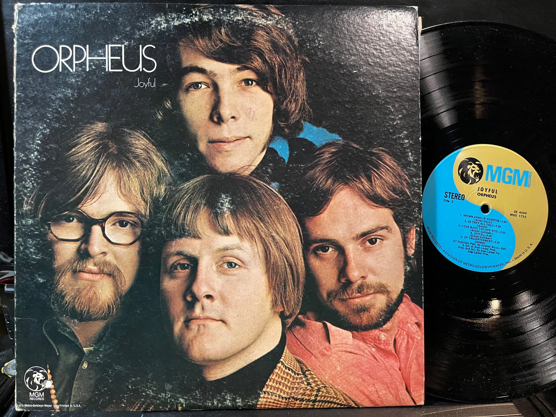 Orpheus (5) - Joyful (VINYL) | Near Mint (NM) Very Good Plus (VG+) - ROCK / USED *NEAR MINT*