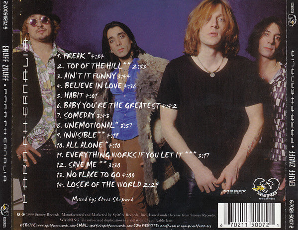 Paraphernalia (CD) | Near Mint (NM or M-) Near Mint (NM or M-) - ROCK / USED *NEAR MINT*