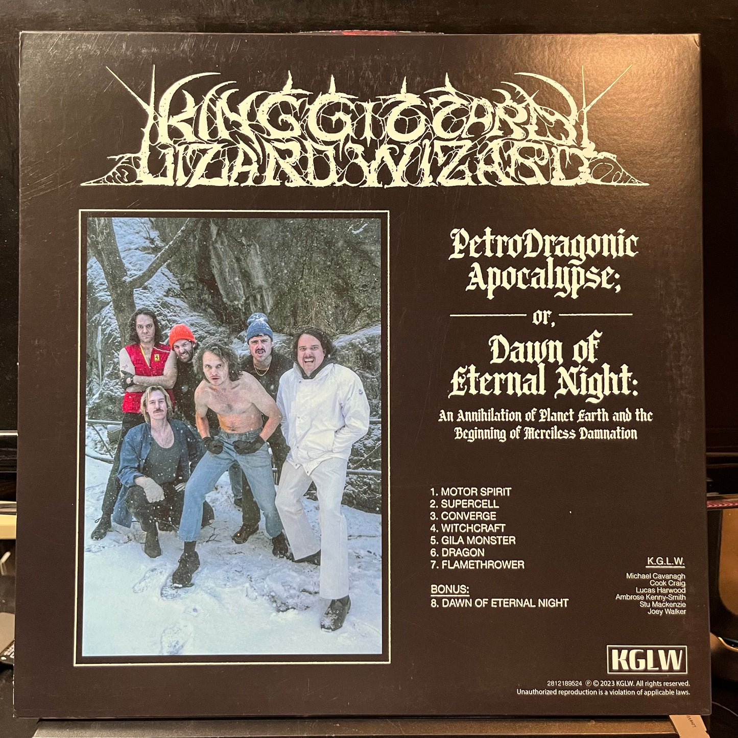 King Gizzard And The Lizard Wizard - Petrodragonic Apocalypse; Or, Dawn Of Eternal Night: An Annihilation Of Planet Earth And The Beginning Of Merciless Damnation (BLACK & TAN GALAXY VINYL 2xLP) | USED - ROCK / USED *NEAR MINT*