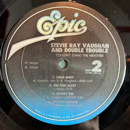 Stevie Ray Vaughan & Double Trouble - Couldn't Stand The Weather (VINYL) | Near Mint (NM or M-) Excellent (EX) - ROCK / USED *NEAR MINT*