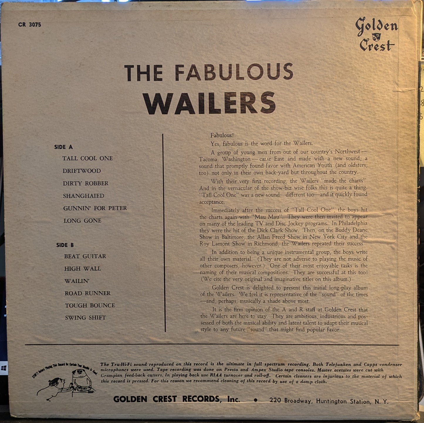 The Wailer's Wail (VINYL) | Near Mint (NM) Very Good Plus (VG+) - ROCK / USED *NEAR MINT*