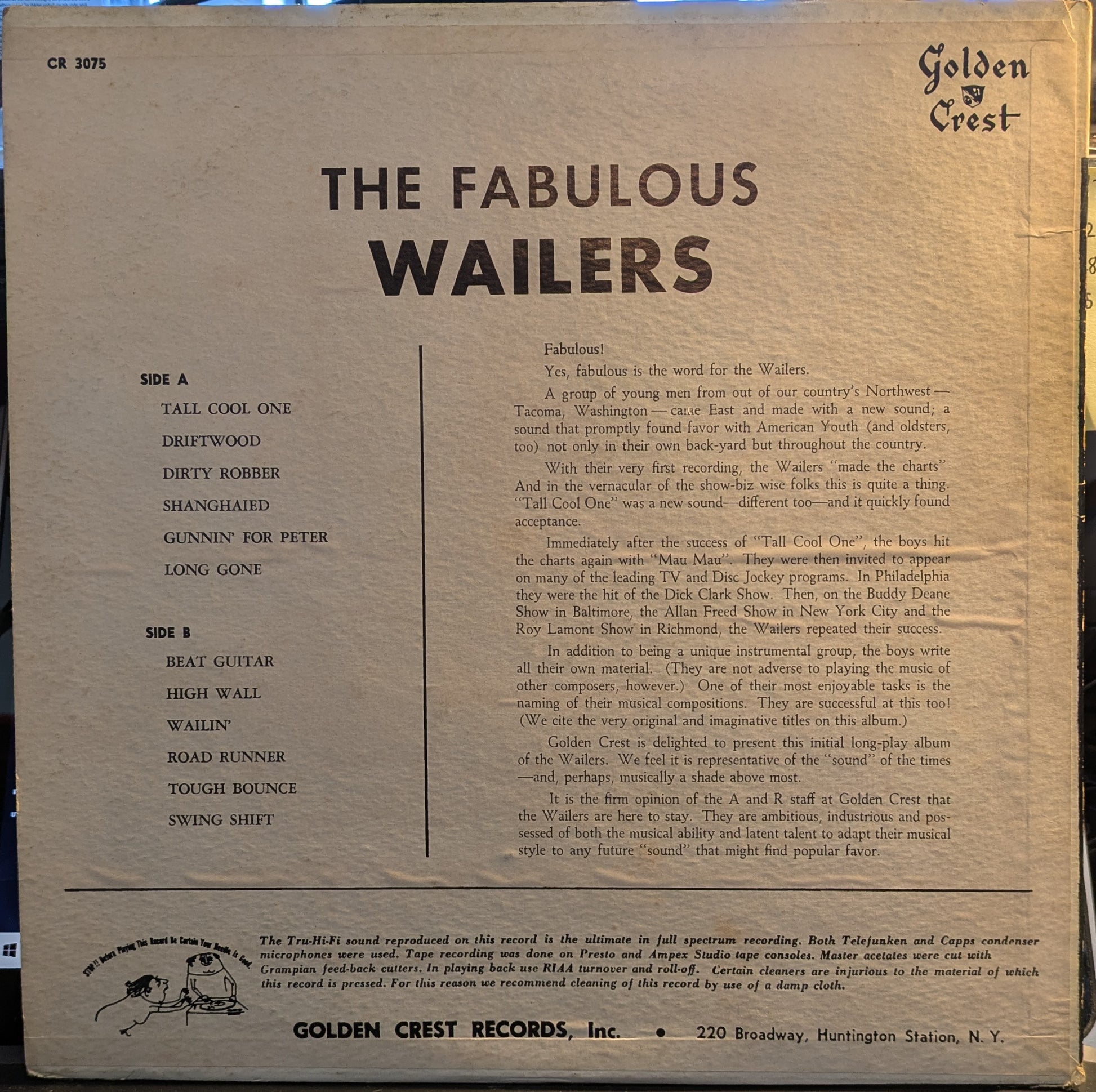The Wailer's Wail (VINYL) | Near Mint (NM) Very Good Plus (VG+) - ROCK / USED *NEAR MINT*