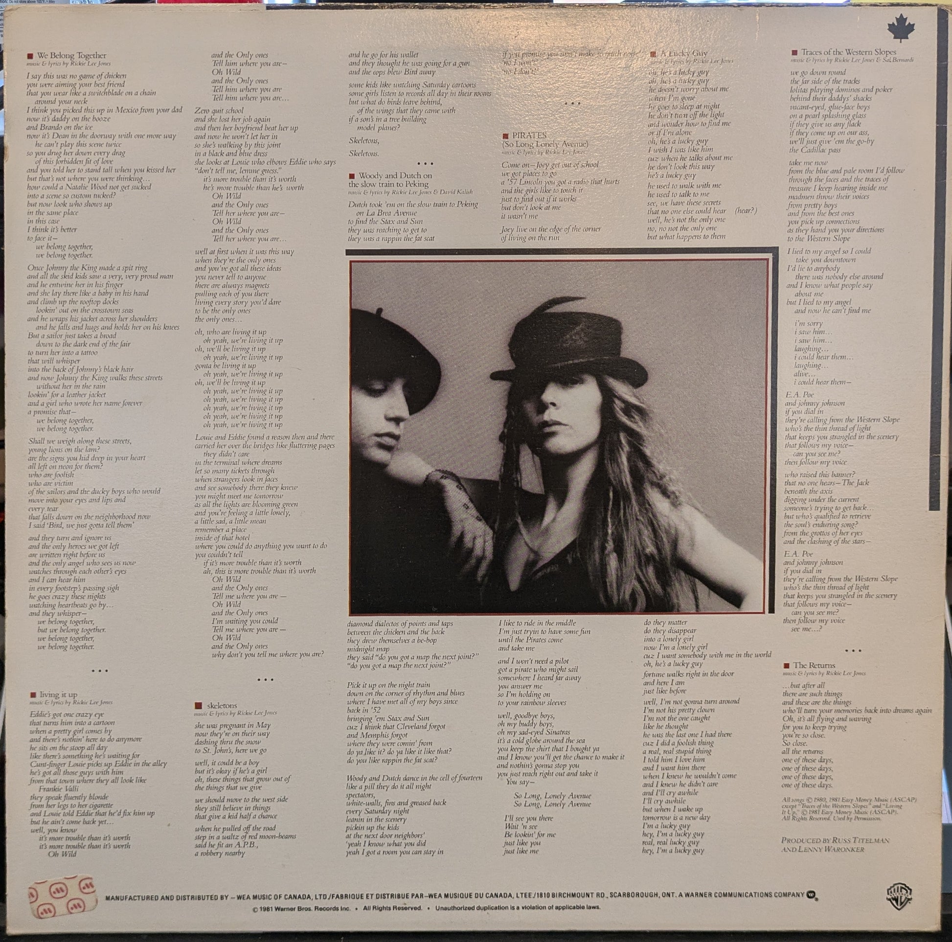 Pirates (VINYL) | Near Mint (NM) Very Good Plus (VG+) - ROCK / USED *NEAR MINT*