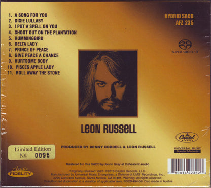 Leon Russell - Leon Russell *HYBRID SACD/NUMBERED* | Near Mint (NM) Near Mint (NM) - ROCK / USED *NEAR MINT*