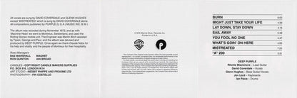 Burn (CD) | Near Mint (NM) Near Mint (NM) - ROCK / USED *NEAR MINT*