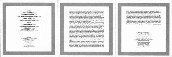 The Soundtrack From The Film The Song Remains The Same (2xCD) | Near Mint (NM) Near Mint (NM) - ROCK / USED *NEAR MINT*