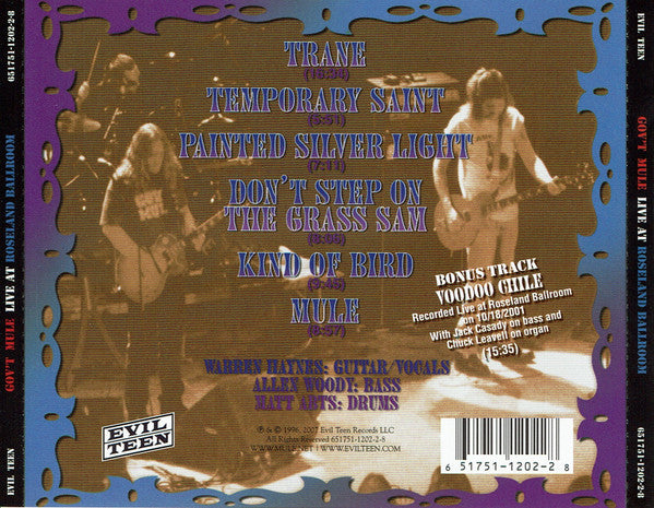 Live At Roseland Ballroom (CD) | Near Mint (NM) Near Mint (NM) - ROCK / USED *NEAR MINT*