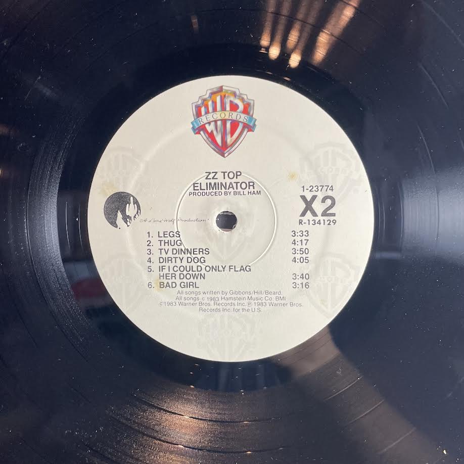 ZZ Top - Eliminator (VINYL) | Near Mint (NM) Excellent+ (EX+) - ROCK / USED *NEAR MINT*