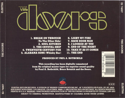 The Doors - The Doors (CD Elektra ‎– E2 74007) | USED Near Mint (NM) Near Mint (NM) - ROCK / USED *NEAR MINT*