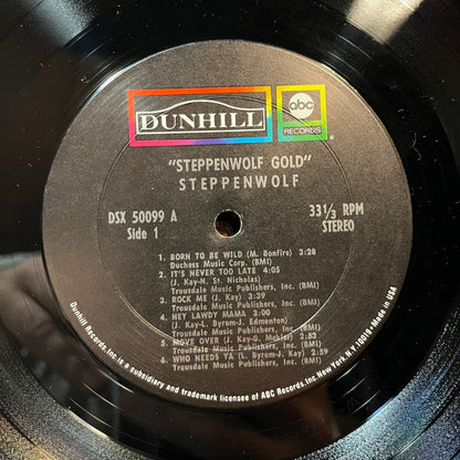 Steppenwolf - Gold (Their Great Hits)(VINYL LP ABC DSX 50099 1972) | USED Near Mint (NM or M-) Very Good (VG) - ROCK / USED *NEAR MINT*