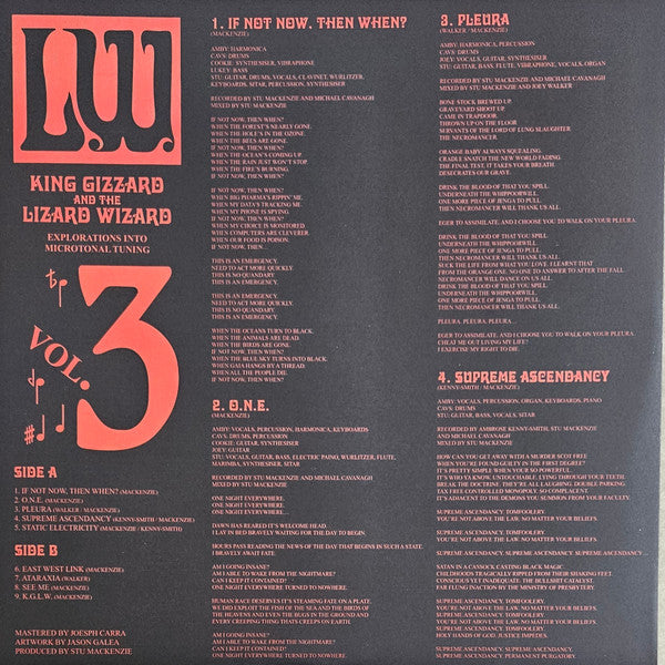 King Gizzard And The Lizard Wizard - L.W. (Explorations Into Microtonal Tuning Volume 3)(GREEN VINYL LP) | USED - ROCK / USED *NEAR MINT*