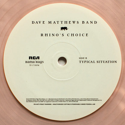 Dave Matthews Band - Rhino's Choice *TARGET/ROSE COLOR* | Near Mint (NM) Near Mint (NM) - ALT/INDIE / USED *NEAR MINT*
