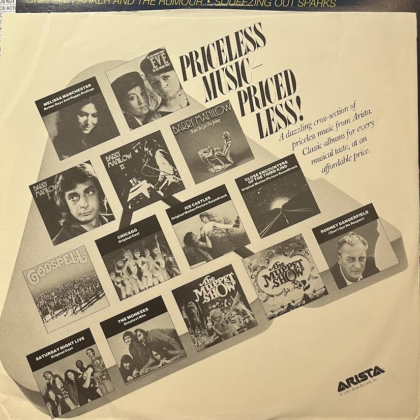 Squeezing Out Sparks (VINYL) | Near Mint (NM) Excellent (EX) - ROCK / USED *NEAR MINT*