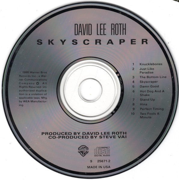 Skyscraper (CD) | Near Mint (NM) Near Mint (NM) - ROCK / USED *NEAR MINT*