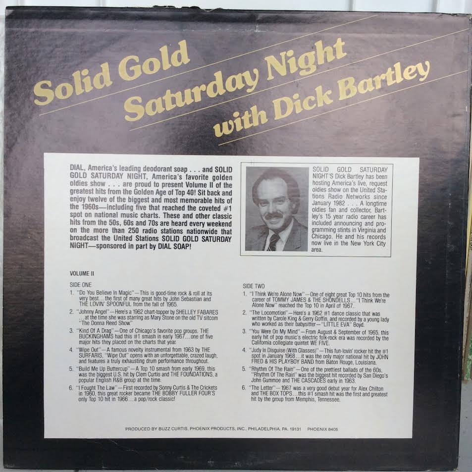 Solid Gold Saturday Night! Starring Dick Bartley (VINYL) | Near Mint (NM) Very Good Plus Plus (VG++) - ROCK / USED *NEAR MINT*