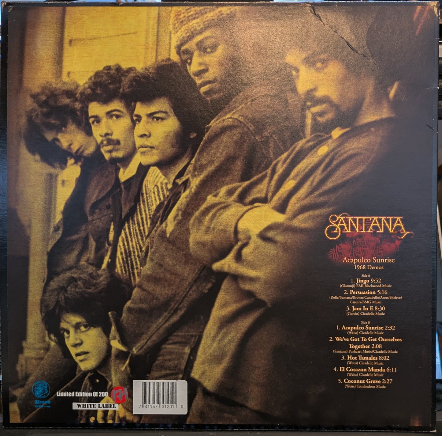 Acapulco Sunrise: 1968 Demos (VINYL) | Near Mint (NM) Excellent (EX) - ROCK / USED *NEAR MINT*
