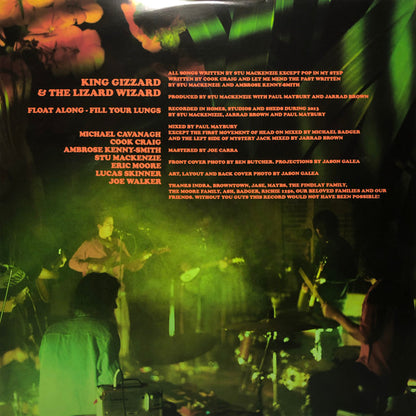 King Gizzard And The Lizard Wizard - Float Along - Fill Your Lungs / Oddments (YELLOW & BLUE W SLOTCHES VINYL 2xLP) | USED - ROCK / USED *NEAR MINT*