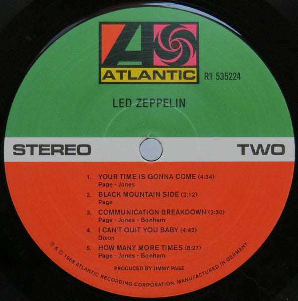 Led Zeppelin (VINYL) | Near Mint (NM or M-) Excellent+ (EX+) - ROCK / USED * NEAR MINT*