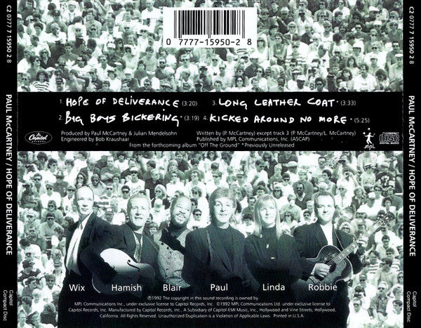 Hope Of Deliverance (CD) | Near Mint (NM) Near Mint (NM) -ROCK / USED *NEAR MINT*