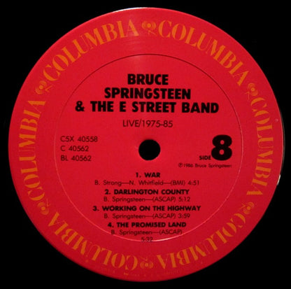 Live / 1975-85 (5x VINYL BOX SET) | Near Mint (NM or M-) Excellent (EX) - ROCK / USED *NEAR MINT*