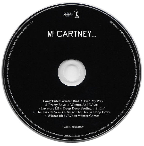 McCartney III (CD) | Near Mint (NM) Near Mint (NM) - ROCK / USED *NEAR MINT*