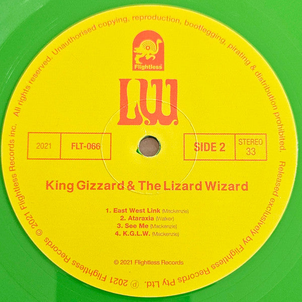 King Gizzard And The Lizard Wizard - L.W. (Explorations Into Microtonal Tuning Volume 3)(GREEN VINYL LP) | USED - ROCK / USED *NEAR MINT*