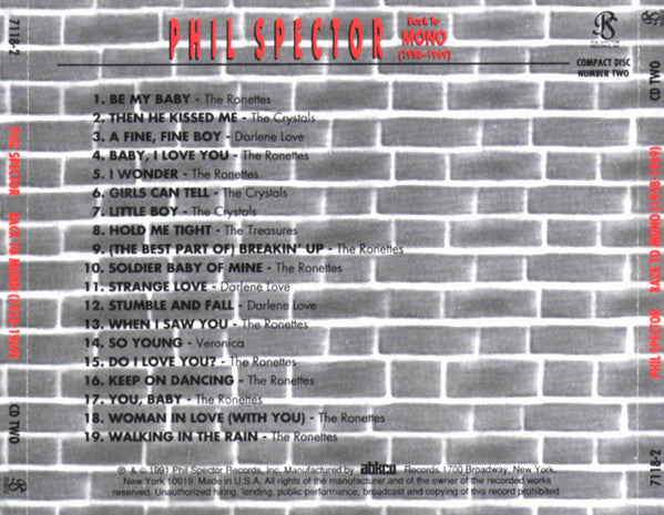 Back To Mono (1958-1969) (3xCD) | Near Mint (NM) Near Mint (NM) - ROCK / USED *NEAR MINT*