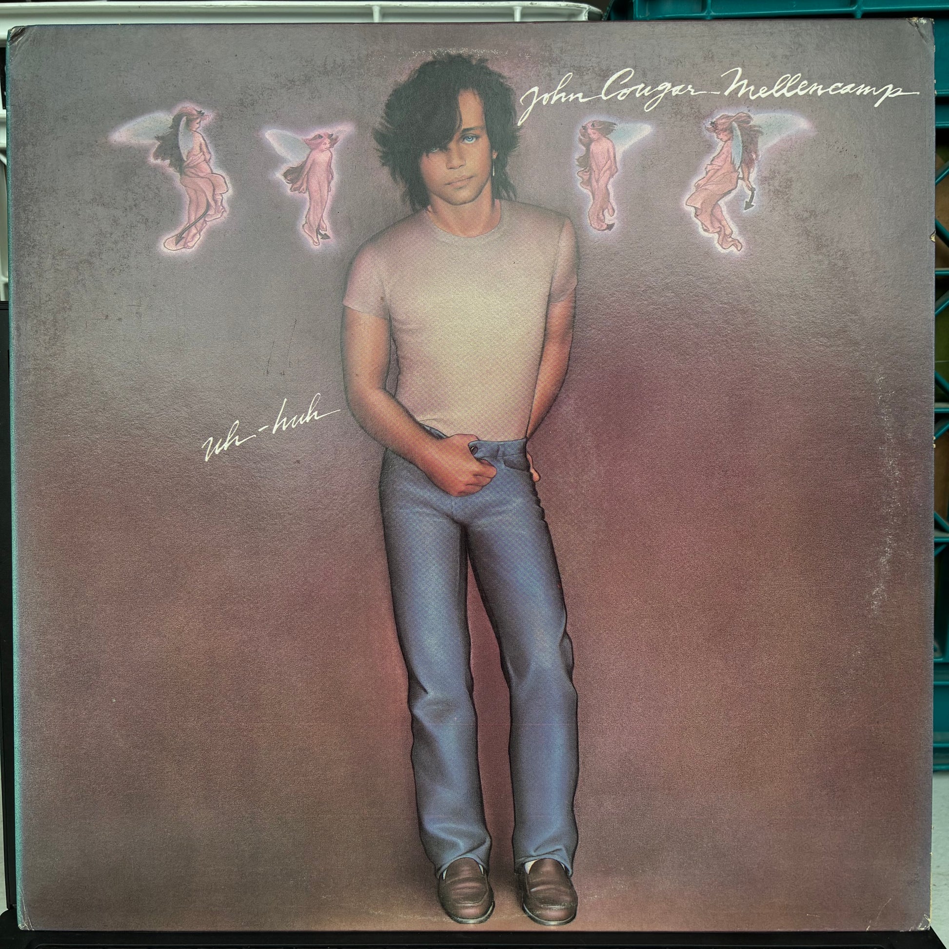 John Cougar Mellencamp - Uh-Huh (VINYL LP) | Near Mint (NM or M-) Excellent (EX) - ROCK / USED *NEAR MINT*