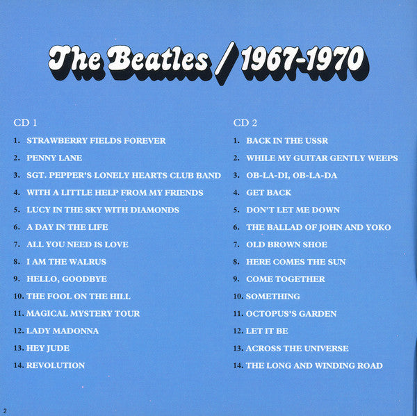 The Beatles - 1967-1970 (2xCD CANADA) | Near Mint (NM) Near Mint (NM) - ROCK / USED *NEAR MINT*