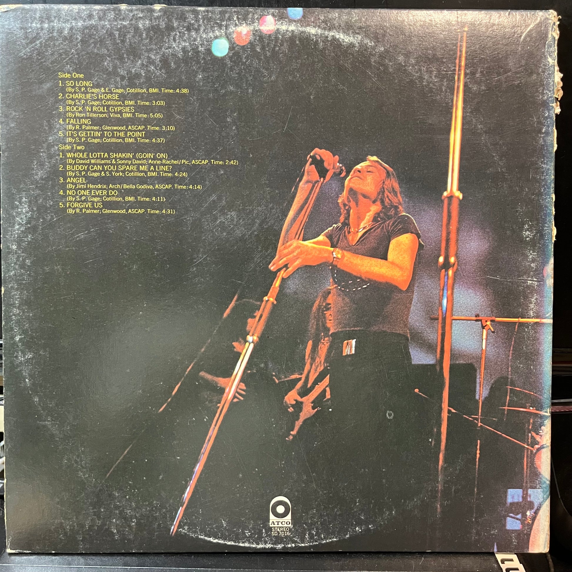 Vinegar Joe - Rock 'N Roll Gypsies (VINYL LP ATCO SD 7016 1973) | USED Near Mint (NM or M-) Very Good (VG) - ROCK / USED *NEAR MINT*