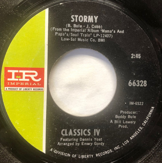 Stormy / 24 Hours Of Loneliness (7" VINYL) | Near Mint (NM or M-) Near Mint (NM or M-) - ROCK / USED *NEAR MINT*